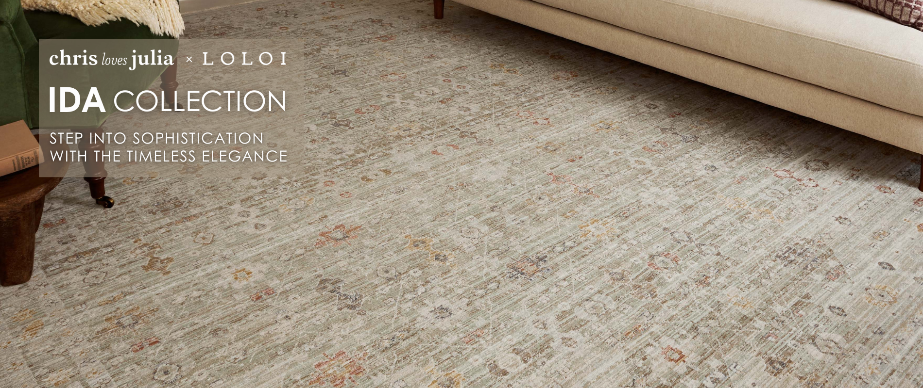 Chris Loves Julia x Loloi Ida Collection Rugs